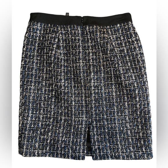 White House Black Market Shimmery Tweed Skirt Size 6 - Picture 2 of 9